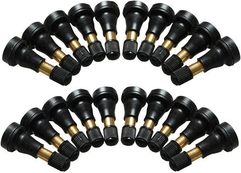 25pcs Black TR-600HP Snap-in Tire Valve Stems High Pressure 1-1/4" Kit Universal in Saudi Arabia