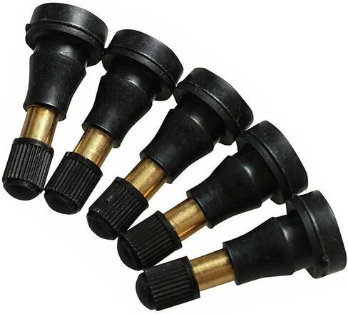 25pcs Black TR-600HP Snap-in Tire Valve Stems High Pressure 1-1/4" Kit Universal in Saudi Arabia