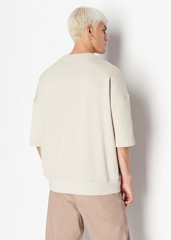 Emporio Armani Men's Collegiate Capsule Cotton French Terry Short Sleeve Fleece Pullover in Saudi Arabia