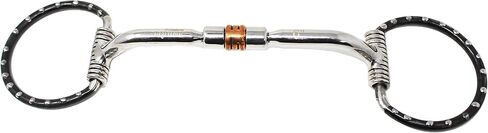 حصان 5 "الفم رصع دي الدائري العتيقة Snaffle النحاس الأسطوانة الحصان بت 3511B in Kuwait