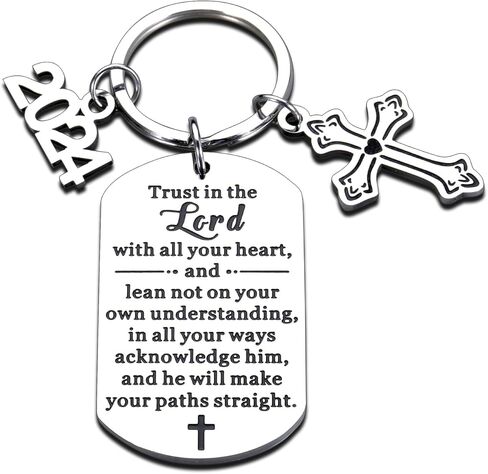 First Communion Gift for Girls Boys Baptism Gifts for Teen Girls Teenage Catholic Gift Religious Christian Confirmation Gift Keychain for Women Girls Graduation Birthday Gift for Her Stocking Stuffers in Saudi Arabia
