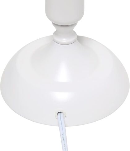 Simple Designs LT2075-ORB Traditional Candlestick Metal Iron Table Lamp with Drum Shade, Oil Rubbed Bronze in Saudi Arabia