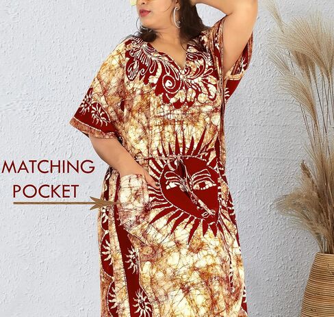 HAPPY BAY Women's Kaftan Long Boho Loose Dress in Saudi Arabia