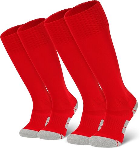 Olreco Soccer Socks Youth Adult Kids Baseball Socks Youth Boys Girls Softball Socks Knee High Youth Football Socks Team Sport in Kuwait