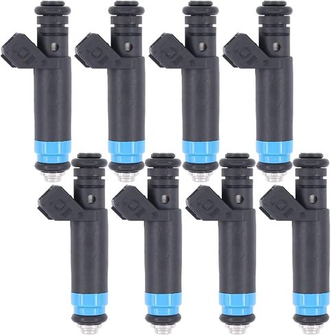 NewYall Pack of 8 80lb 875cc Fuel Injector for BMW 530i 540i Chevrolet Camaro Corvette Impala Ford Mustang GT/LX/Cobra 5.0L Lotus Esprit Pontiac Firebird/Trans Am GTO in Saudi Arabia