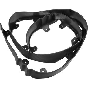 uxcell Front Bumper Lower Air Deflector Replacement for Chevrolet Malibu 2016-2023 No.23397792 Black