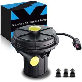Upgraded 11727571589 Secondary Air Injection Pump Smog Pump fit For:-BMW 325Ci 325i 325xi 330Ci 330i 330xi 525i 530i 545i 645Ci M5 M6 2000-2010, 11727506210, 11727508267, 11727519310 (1PC)
