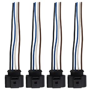 AUTOKAY 4pcs Ignition Coil Connector Repair Kit Harness Wiring Plug for Audi VW Jetta Passat