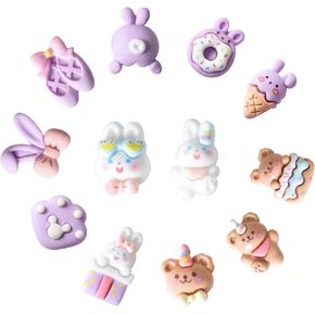 Cute Croc Charms for Girls Shoe Charms Decoration Peace Sandals Accessorie