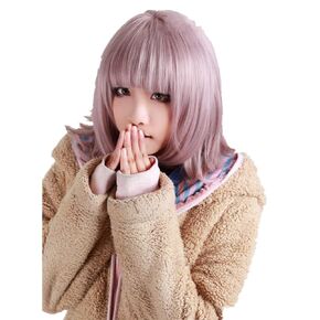 Light Purple Styled Cosplay Party Hair Wig
