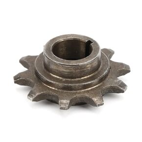 Front Sprocket Cog 10T Teeth Iron Alloy for 48cc 80cc 2 Stroke Motorized Bicycle 415 Chain Front Sprocket Gear Replacement Motorized Bike Accessory
