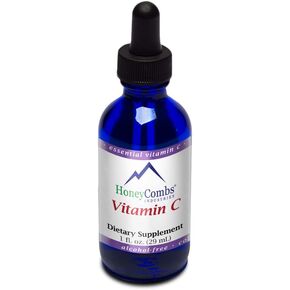 Vitamin C Liquid – Alcohol-Free Oral Vitamin C Drops - Liquid Vitamin C for Skin, Bones & Joint Health – Vitamin C Immune Supplement – Vegan, Non-GMO Vitamin Liquid Extract for Kids & Adults (8 oz.)