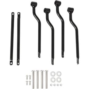 Motorcycle Saddlebag Support Bars Brackets for Kawasaki Honda Yamaha Suzuki Harley, Black