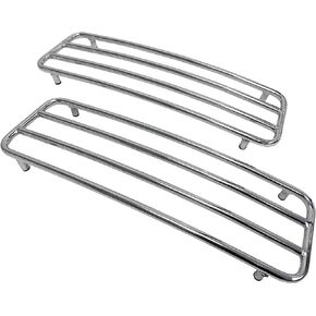 Chrome Top Rails for 1993-2013 Harley Davidson Touring Hard Saddlebags