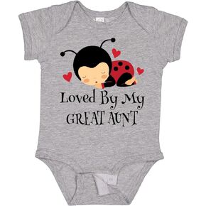 inktastic Loved By My Great Aunt Baby Bodysuit