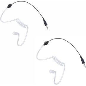 3.5mm Listen Only Earpiece Radio Headset for Motorola APX 6000 7000 8000 Shoulder Mic (6)