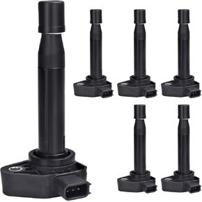 حزمة ملف الإشعال FAERSI مكونة من 6 قطع بديلة لـ 3.0L 3.2L 3.5L Accord Odyssey Pilot Civic, Acur-a MDX TL CL, UF242 30520P8EA01 30520P8FA01 30520RCAA02 30520PGKA01 30520PVFA01 in Kuwait