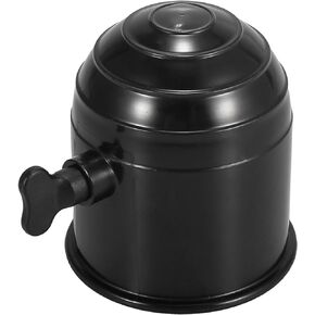 X AUTOHAUX Universal Trailer Hitch Ball Cover with Knob Waterproof Dustproof 50mm ID Black for Car Truck RV Boat