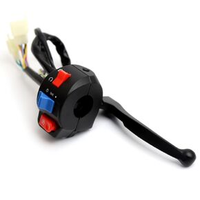 Aluminum 7/8" 22mm Handlebar Switch Control Assembly Set Fit for 139QMB 152QMI 157QMJ GY6 50cc 125cc 150cc Moped Scooter Motorcycle-Front Disc/Rear Drum Brake