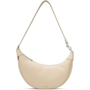 molshine Genuine Leather Crescent Handbag, Hobo Shoulder Bag, Armpit Bag,Party Clutch Purse for Women Girl Lady Travel Work HB006