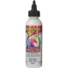 Unicorn SPiT 5770005 Gel Stain and Glaze, White Ning 4.0 FL OZ Bottle, 4