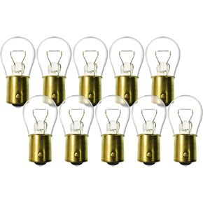 CEC Industries 93 Bulb, Used for Interior Lighting, Warm White Light, 12.8V, 13.3W, S8 Shape (10-Pack)