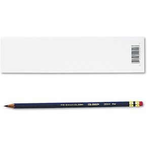 Prismacolor: قلم رصاص مع ممحاة، رصاص أزرق، برميل أزرق، دستة -:- تباع في عبوتين - 12 - / - إجمالي 24 قطعة لكل منها