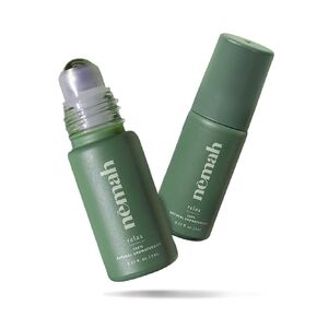 Nēmah Calming Aromatherapy Roll-On - Relax, Natural Calming Blend for Tranquility, Natural Aromatherapy Oil with Neroli, Bergamot, and Sandalwood 5ml