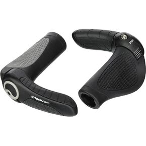 Ergon GP3-S Gripshift: Small, Black/Gray
