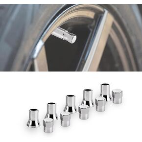 سيقان صمام TPMS مطاطية، أغطية أغطية جذعية للصمام الفضي، أغطية جذعية للصمام من الكروم، أغطية صمامات هواء لإطارات السيارة مقاومة للتسرب، أغطية إطارات السيارة لأجزاء السيارة TR413AC/TR414AC لأكمام السيارة الجذعية (TR414AC) in Kuwait