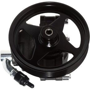 Power Steering Pump 20-312P1 (For V8 4.6L/5.4L) Compatible With 03-06 Fo-rd Expedition, 04-08 F-150/06-08 Li-ncoln Mark LT, 03-06 Navigator [OE# N712-0122A1 2L7Z3A674CARM]
