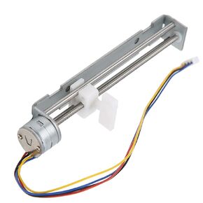 Linear Actuator 2‑Phase 4‑Wire Linear Stepper Motor Screw Slide Table 4‑9V Drive Voltage 18° Step Angle for DIY Engraving Machine Small Measuring Equipment Slider with Linear Nut Slider