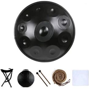 440Hz D Minor 10 Notes Steel Tongue Drum Percussion Instrument Handpan Drum