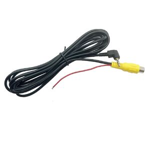 Seadream 2.5mm to RCA Female Cable with Trigger, 2.5mm Angle Reversing Camera Male Plug to RCA Cable GPS Navigator Video AV Input Adapter Cable