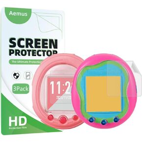Compatible for Tamagotchi Uni and Tamagotchi Smart Screen Protector, Full Coverage PET Clear Film