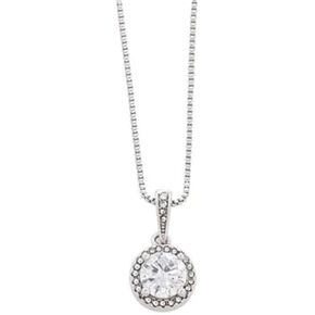 Eternal Hope Necklace, Cubic Zirconia and Stainless Steel.