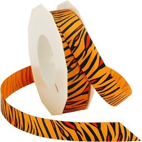 Morex Ribbon Tiger Grosgrain Ribbon, 1-1/2-Inch by 20-Yard, Orange