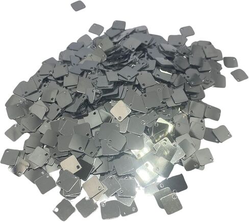 لوحات ترتر مسطحة مقاس 4 × 110 مم - فستان، رقص شرقي، شرابة الورك 520 قطعة، تشكيلة ألوان متنوعة من الترتر الأكريليك - 1.76 أونصة (50 جرامًا) ذهبي in Kuwait