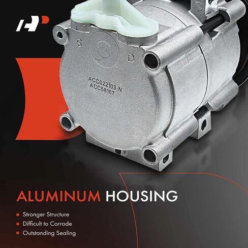 A-Premium Air Conditioner AC Compressor with Clutch Compatible with Ford F-150 2002-2003, F-250 F-350 F-450 F-550 Super Duty, 4.6L 5.4L 6.8L in Saudi Arabia