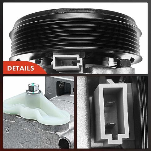 A-Premium Air Conditioner AC Compressor with Clutch Compatible with Ford F-150 2002-2003, F-250 F-350 F-450 F-550 Super Duty, 4.6L 5.4L 6.8L in Saudi Arabia