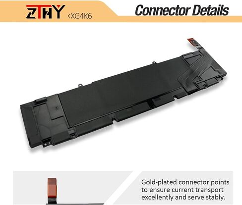 بطارية الكمبيوتر المحمول XG4K6 11.4V 97Wh 6 خلايا بديلة لـ Dell XPS 17 9700 9710 9730 9720 الدقة 5750 5760 5770 محطة العمل المتنقلة P92F001 P92F002 P92F003 01RR3 F8CPG OF8CPG 5XJ6R KVPMY 0YY3V KRD الجهد العالي in Kuwait
