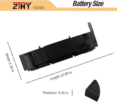 بطارية الكمبيوتر المحمول XG4K6 11.4V 97Wh 6 خلايا بديلة لـ Dell XPS 17 9700 9710 9730 9720 الدقة 5750 5760 5770 محطة العمل المتنقلة P92F001 P92F002 P92F003 01RR3 F8CPG OF8CPG 5XJ6R KVPMY 0YY3V KRD الجهد العالي in Kuwait