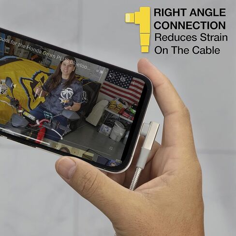 Scosche Ci4B4SG-2PKBP0 MFi Certified USB-C to Lightning Cable | Fast Charging Braided Cord for Apple iPhone 14/13/12/11, iPad, AirPods Pro, Apple iPhone Charger, 4ft., Space Gray (Pack of 2) in Kuwait