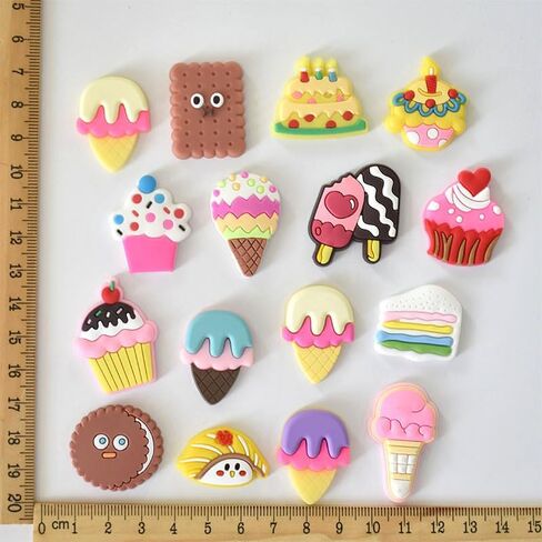 Shoe Charms, Shoe Decoration, DIY Different Shape Shoe Decoration Charms,Cute Cartoon Charms, Light and Delicate, Easy to Install for Clogs, Sandals, Party Gift in Saudi Arabia
