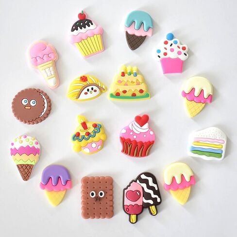 Shoe Charms, Shoe Decoration, DIY Different Shape Shoe Decoration Charms,Cute Cartoon Charms, Light and Delicate, Easy to Install for Clogs, Sandals, Party Gift in Saudi Arabia