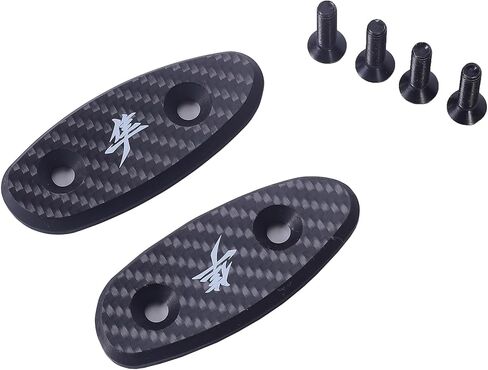 ألواح قاعدة من ألياف التيتانيوم، مجموعة أغطية غطاء تثبيت مزخرفة مناسبة لسوزوكي هايابوسا 1999-2020 (أسود) in Kuwait