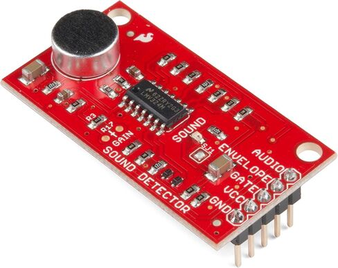 SparkFun Sound Detector (with Headers) Small and Very Easy-to-use Audio Sensing Board with Three Different outputs, Sound Detector Provides Audio Output as Well as Binary Indication of The Sound! in Saudi Arabia