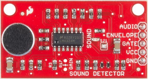 SparkFun Sound Detector (with Headers) Small and Very Easy-to-use Audio Sensing Board with Three Different outputs, Sound Detector Provides Audio Output as Well as Binary Indication of The Sound! in Saudi Arabia