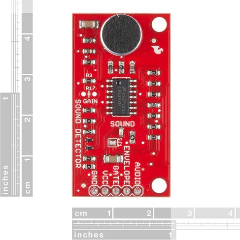 SparkFun Sound Detector (with Headers) Small and Very Easy-to-use Audio Sensing Board with Three Different outputs, Sound Detector Provides Audio Output as Well as Binary Indication of The Sound! in Saudi Arabia