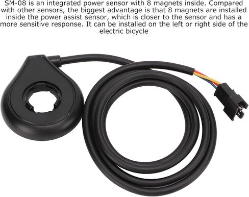 VGEBY Electric Bicycle Pedal Sensor, Professional 8 Magnetic Single Hall Sensor Electric Bike Pedal Assist Sensor Pedal Assist Sensor in Saudi Arabia